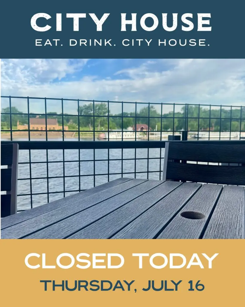 Closed Today: Thursday, July 16