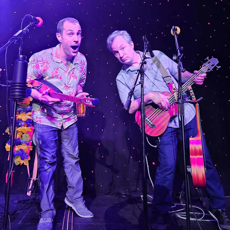 Strum Brothers on stage